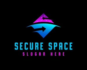 Space Travel Gaming logo design