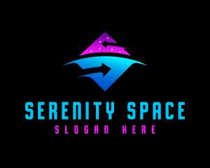 Space Travel Gaming logo design