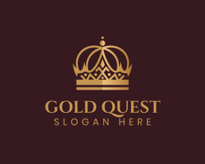 Gold Crown Ornament logo design