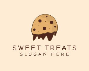 Sweet Chocolate Cookie logo design