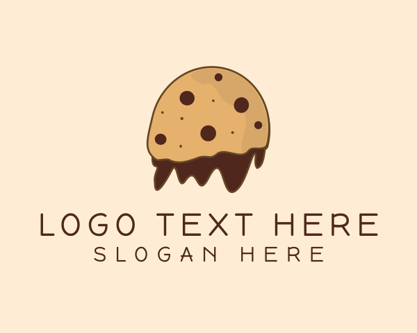 Choco Chip logo example 4