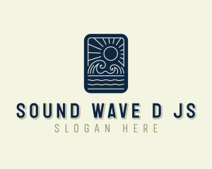 Sea Ocean Waves logo design