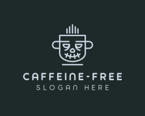 Frankenstein Monster Coffee logo design