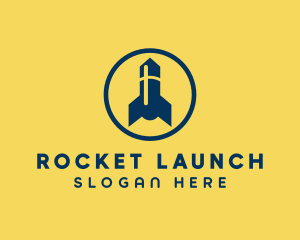  Medical Capsule Rocket logo design