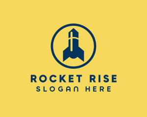  Medical Capsule Rocket logo design