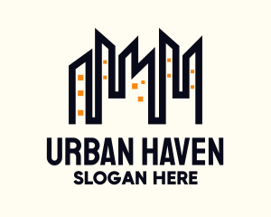 Modern Building City logo design