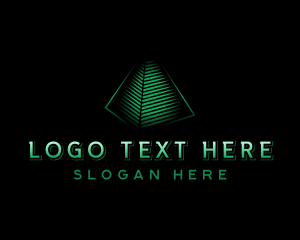 Triangle Pyramid Business Logo