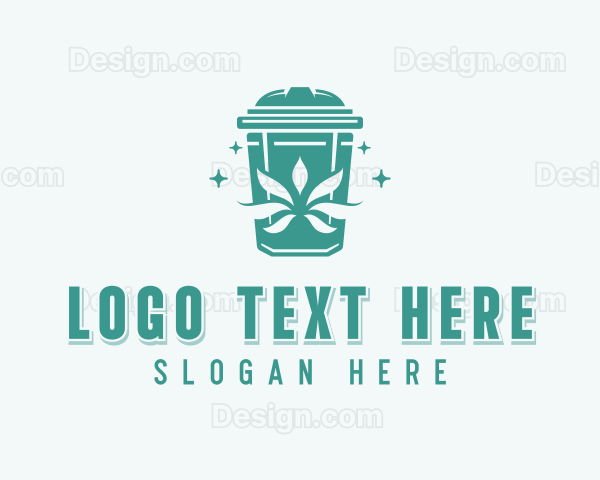 Trash Garbage Disposal Logo