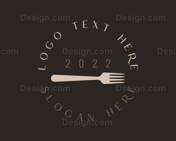 Restaurant Fork Dining Logo