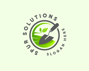 Garden Plant Trowel Logo