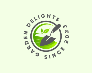 Garden Plant Trowel logo design