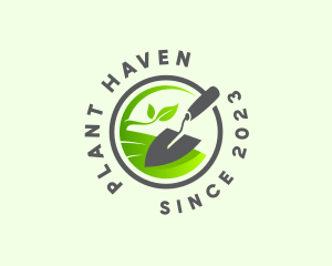 Garden Plant Trowel logo design