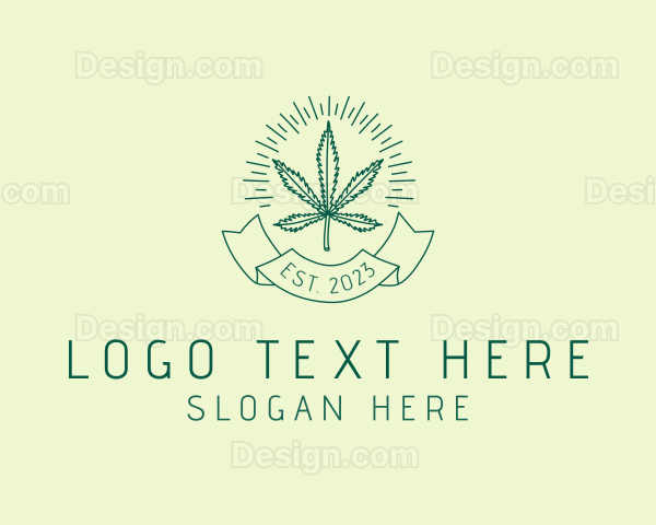 Herbal Marijuana Dispensary Logo