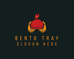 Restaurant Tray Waiter  logo design