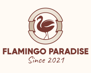 Coffee Bean Flamingo logo