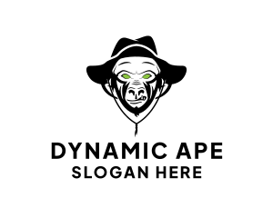 Angry Monkey Ape logo design