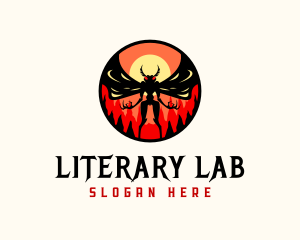Mothman Creature Cryptid logo