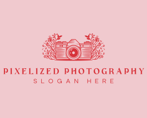 Floral Camera Studio logo design