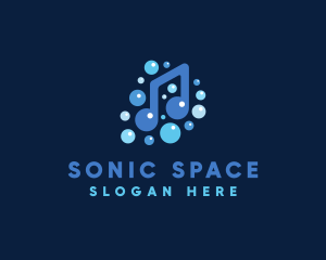 Musical Note Bubbles logo
