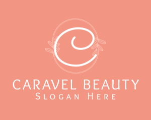 Feminine Fashion Wreath logo design