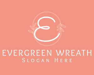 Feminine Fashion Wreath logo design