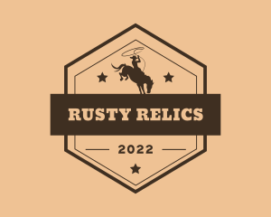 Western Rodeo Cowboy logo