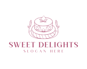 Strawberry Cake Dessert logo