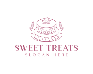 Strawberry Cake Dessert logo