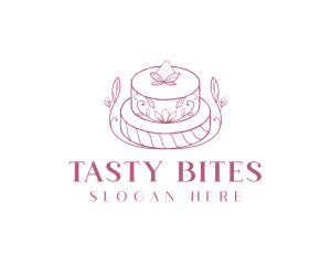 Strawberry Cake Dessert logo