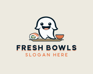 Ghost Sushi Restaurant logo design