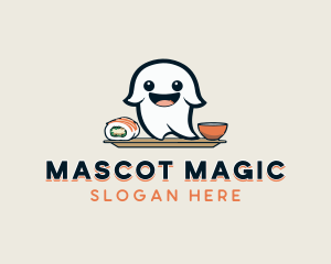 Ghost Sushi Restaurant logo design