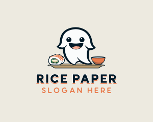 Ghost Sushi Restaurant logo design