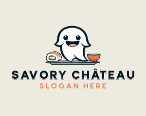 Ghost Sushi Restaurant logo design