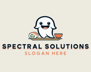 Ghost Sushi Restaurant logo design