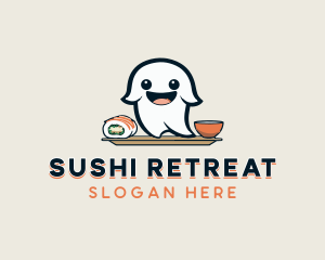 Ghost Sushi Restaurant logo design