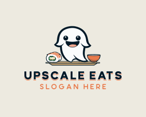 Ghost Sushi Restaurant logo design