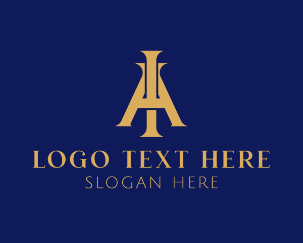 Letter Ia logo example 4