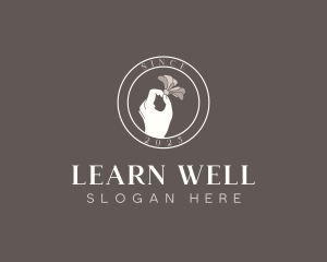 Wellness Spa Florist logo design