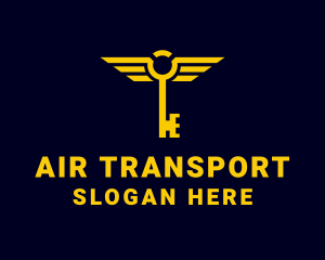 Transportation Key Pilot logo design