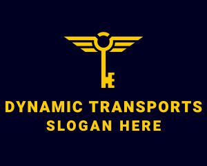 Transportation Key Pilot logo design