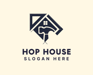 House Construction Tools logo design