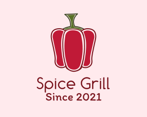 Minimalist Bell Pepper  logo design