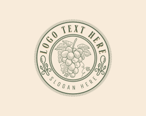 Organic Grapes Vineyard logo