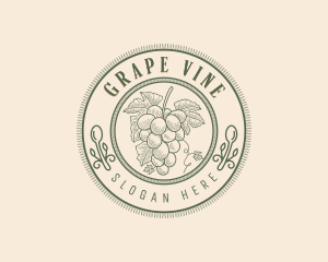 Organic Grapes Vineyard logo