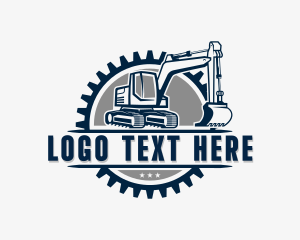 Industrial Demolition Excavator Logo