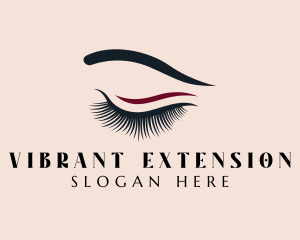 Beauty Eyelash Eyeliner  logo design