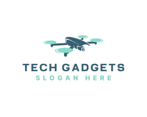 Modern Gadget Drone  logo design