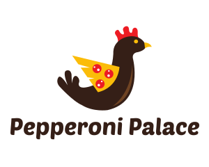 Chicken Pizza Wing logo design