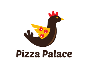 Chicken Pizza Wing logo design