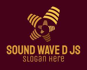 Golden Spiral Sound logo design